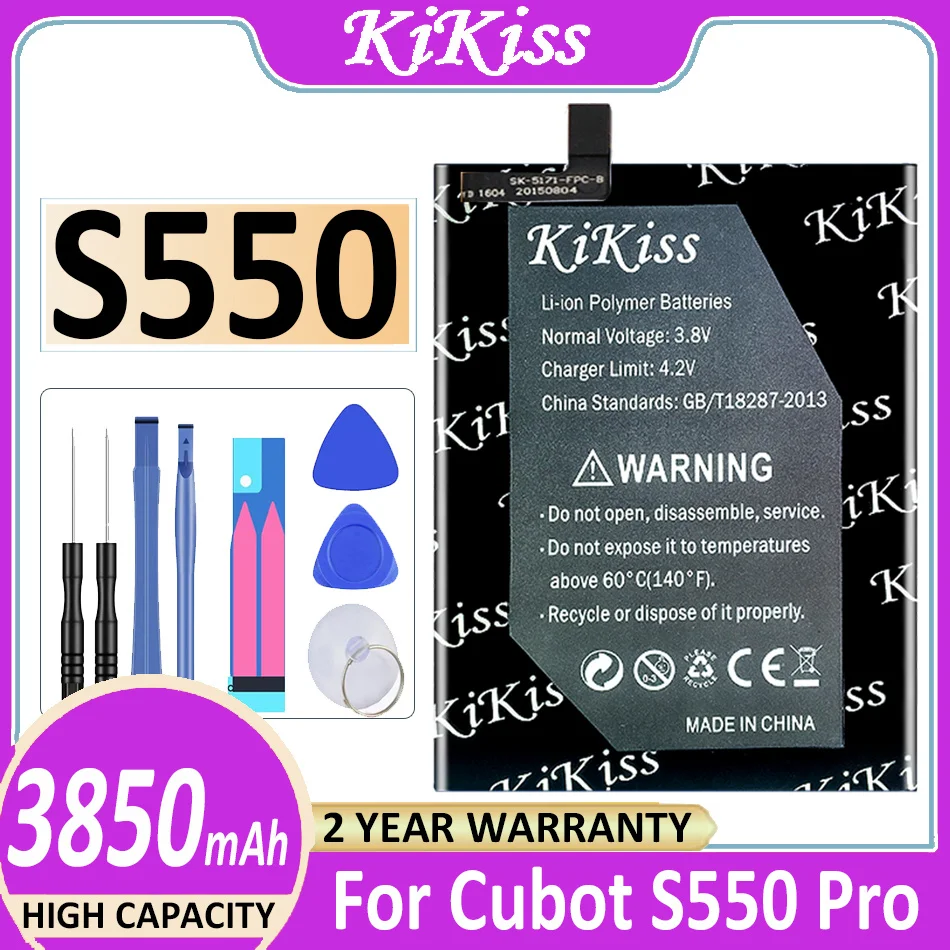 

Оригинальный аккумулятор KiKiss S550 3850 мАч для Cubot S550 Pro S550Pro Bateria