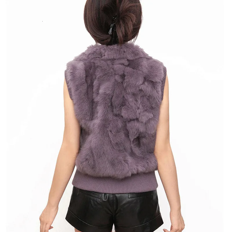 Жилет из искусственного меха пальто короткое без рукавов корейское зимнее