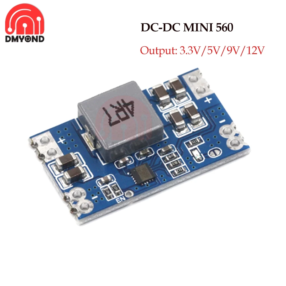 DC Mini 560 Step Down выходной преобразователь 3 В 5 в 9 12 5A Mini560 стабилизированный модуль