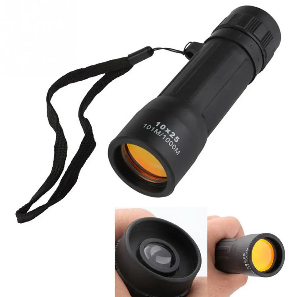 

Monocular Telescope 10x25 HD 10X Mini Portable Telescope and Night Vision Optical Hunting Travel Universal Camping Equipment