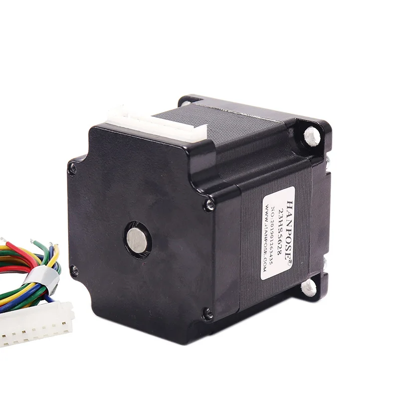 Nema23 шаговый мотор 4 свинец 165 Oz in 56 мм 2.8A 8 вал 23HS5628 57 с последовательным
