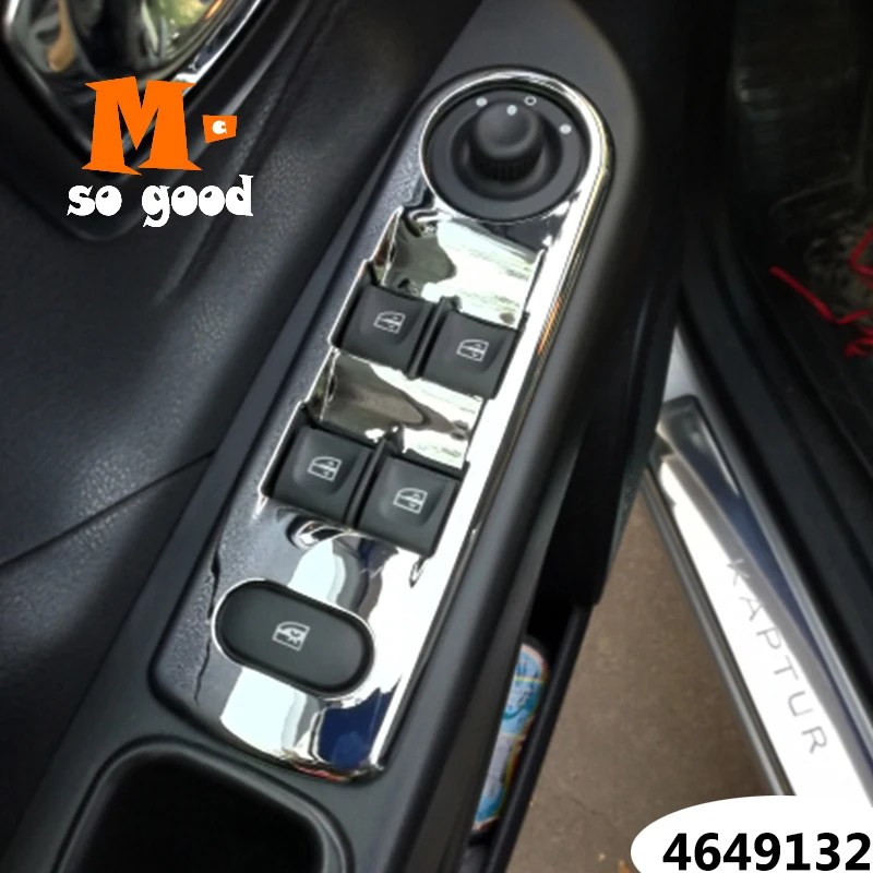 ABS хром для Renault Captur 2013 2014 2015 2016 аксессуары стайлинга автомобиля двери окна стекло