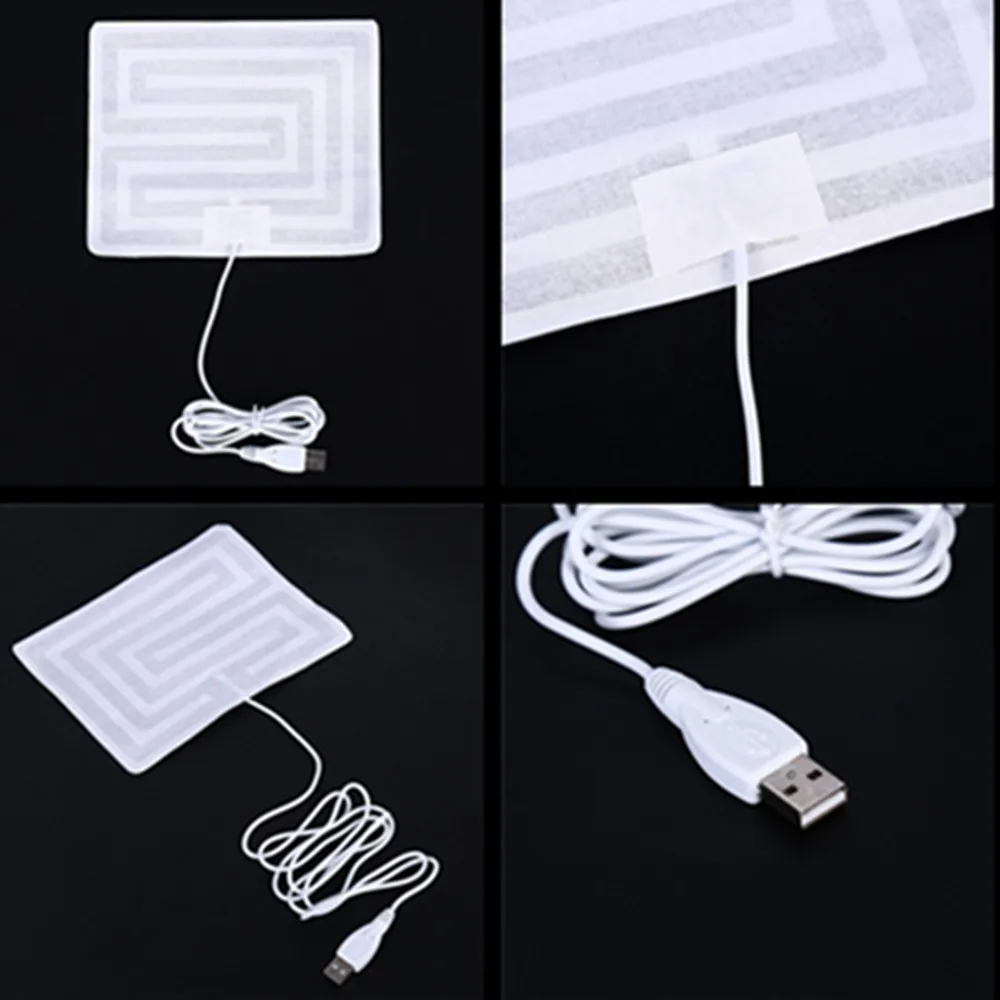 

1 шт., зимние носки с подогревом, 5 В, USB, подкладки из углеродного волокна, с электрическим подогревом, теплые перчатки для рук, талии, с подогр...