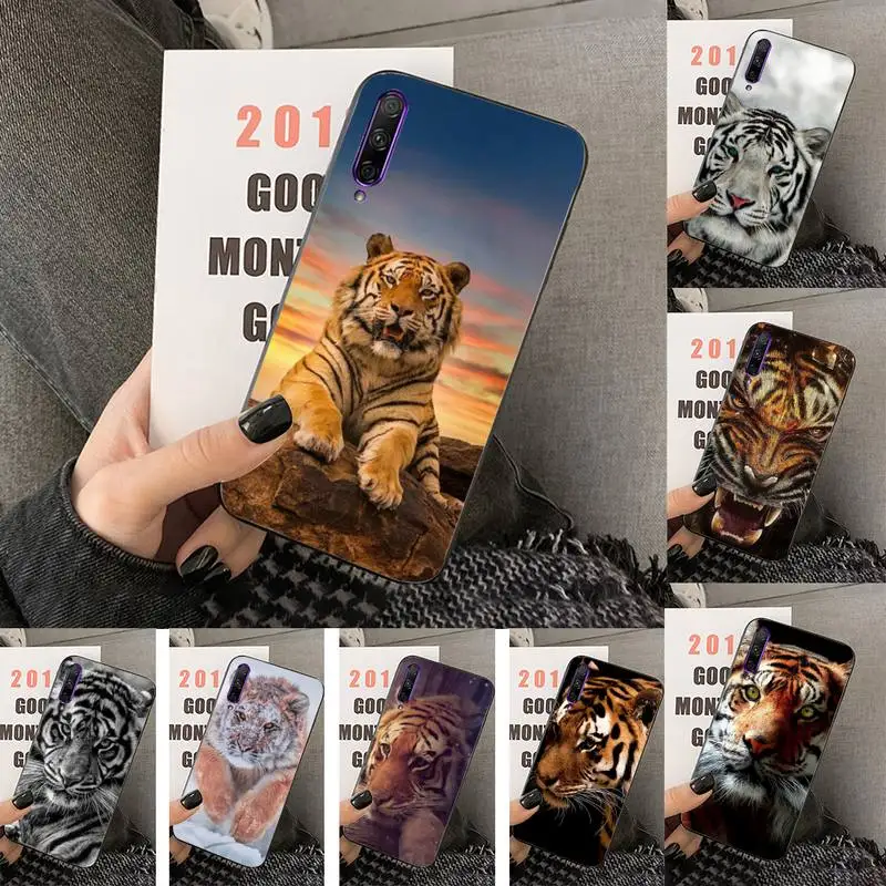 

Animal Tiger Phone Case For Huawei Y5 Y62019 Y52018 Y92019 Luxury funda case for 9prime2019