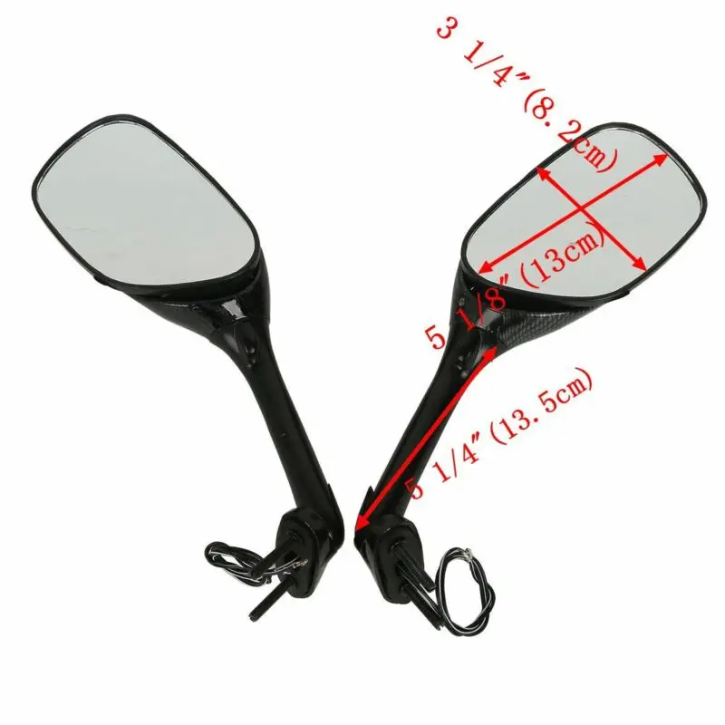 Мотоциклетные светодиодные зеркала заднего вида сигнал поворота для Suzuki GSX-R600 750