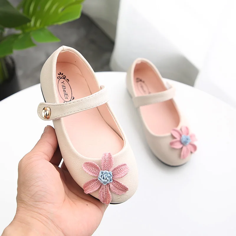 Обувь принцессы для девочек с цветочным принтом Милые детские кроссовки Детские