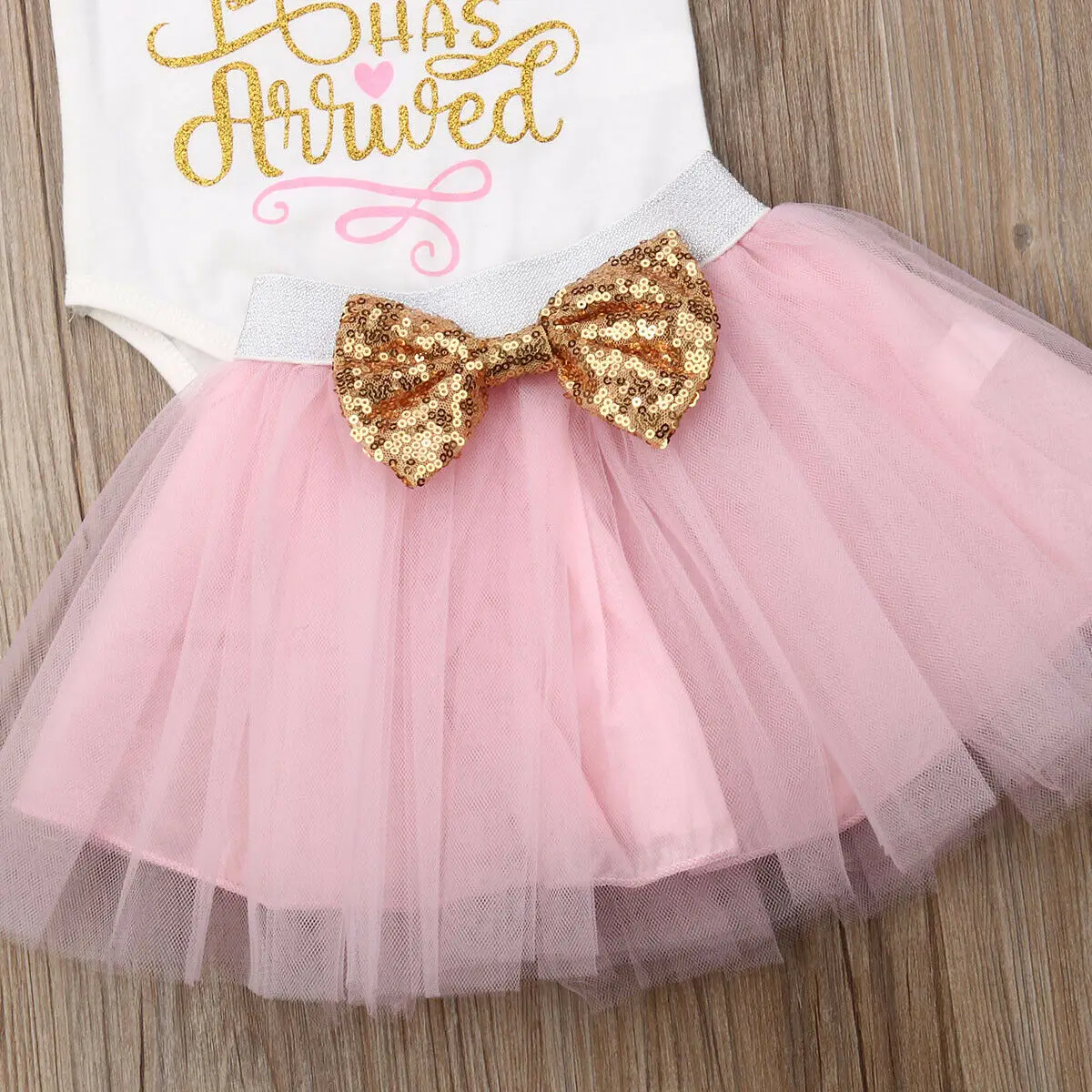 Нарядный комбинезон принцессы для новорожденных девочек юбка-пачка с повязкой