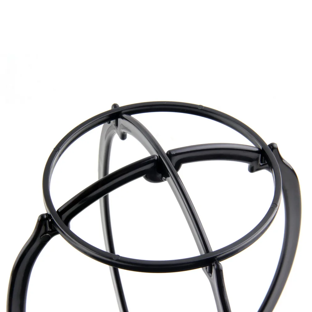 

1 pc Hard plastic Black Wig Stand Folding Plastic Stable Durable Wig Hair Hat Cap Holder Stand Display Tool Hair Tool