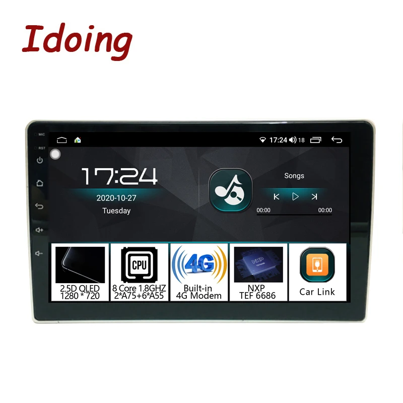 Idoing 9 &quot4G + 64G 2.5D автомобильный Android радио плеер для Peugeot 307 307CC 307SW 2002-2013 головное