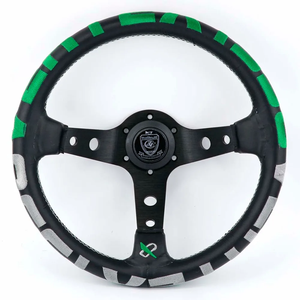 13 дюймовые спортивные рулевые колеса из 1996 натуральной кожи с розовой