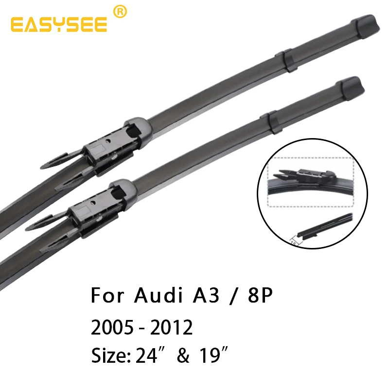 Щетки стеклоочистителя для Audi A3 8L/8 P/8 V Fit Hook/Side Pin/Pinch Tab/кнопочные ручки модель год