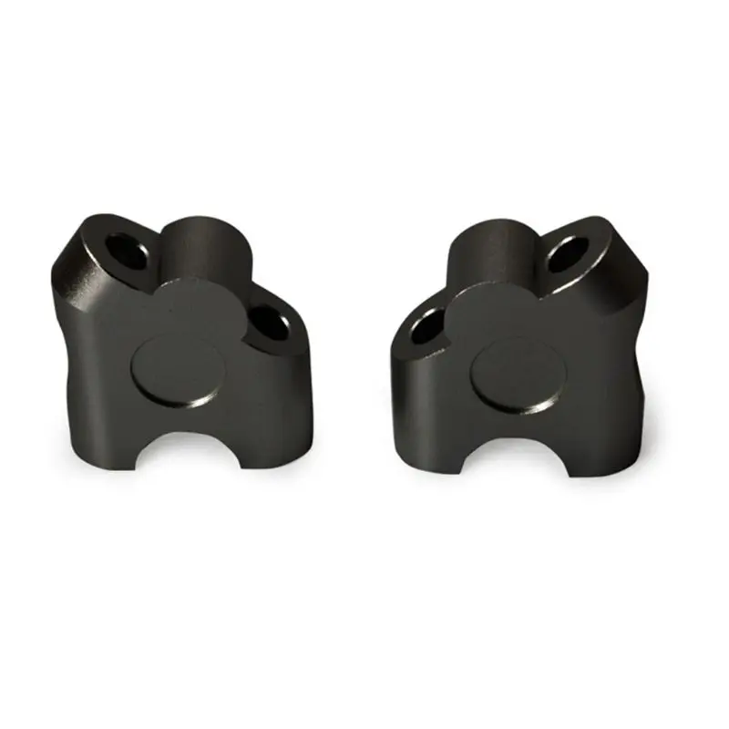 

2X Motorcycle 22mm Handlebar Riser Clamp Back Mount 7/8" Handle Bar Clamp Extend E8BC