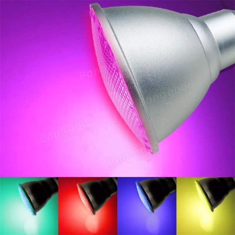 Светодиодный прожектор Par30 Par38 с регулируемой яркостью 10 Вт 20 RGB водостойкий