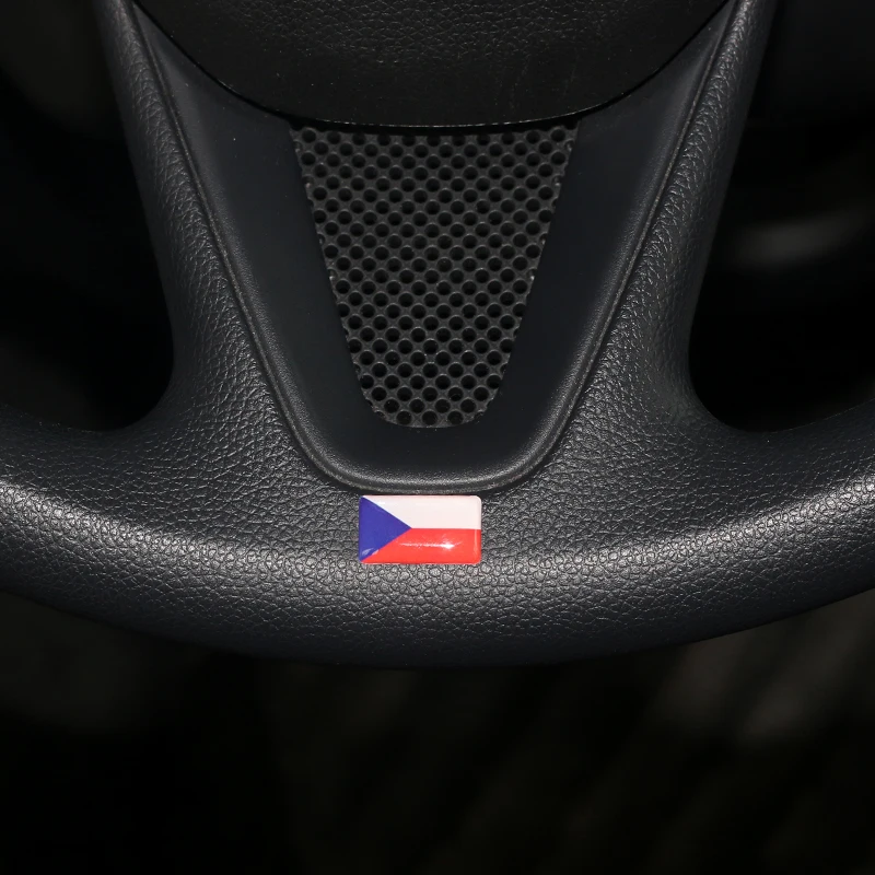 3D эпоксидный автомобильный Стайлинг на руль 8 шт. подходит для Skoda Volkswagen Ford Dacia