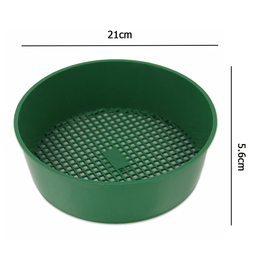 

Sieve Earth Stone Fine Mesh Gardening Tool Home Planting Plastic Sieve Screen Garden Soil Filter Jardin Net Sifter Hight Quality