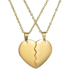 Ожерелье из титановой стали, в форме сердца