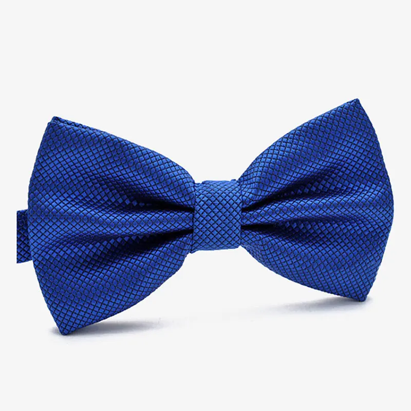 

Men Fashion Solid Bowtie Wedding Butterfly Bow Tie Novelty Tuxedo Adjustable Necktie