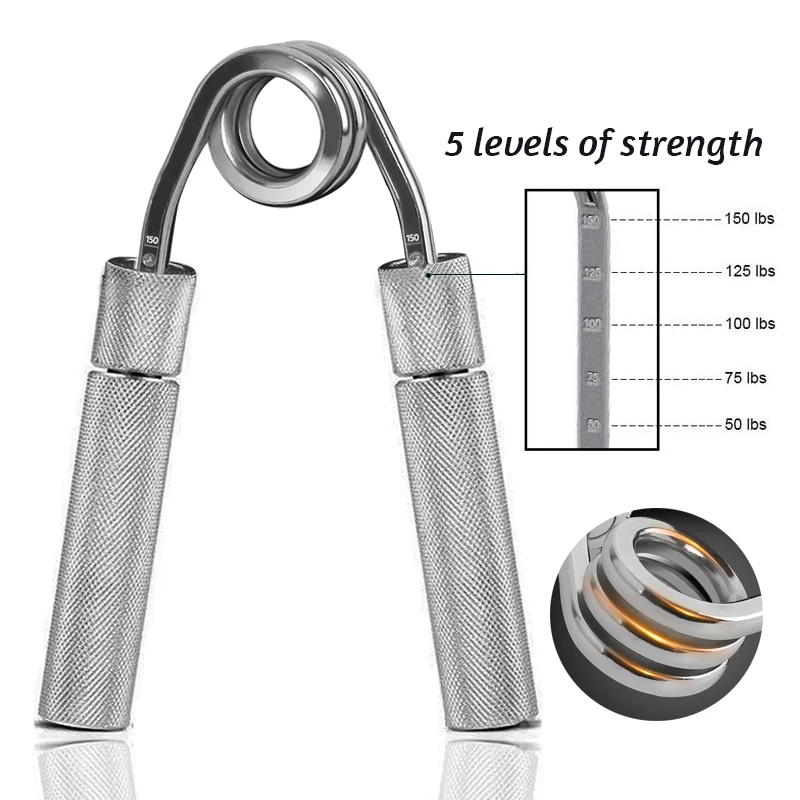 

Улучшенная металлическая ручка-усилитель 50-150 фунтов, регулируемая стойкость, ручная усилитель, пружина без ржавчины для упражнений