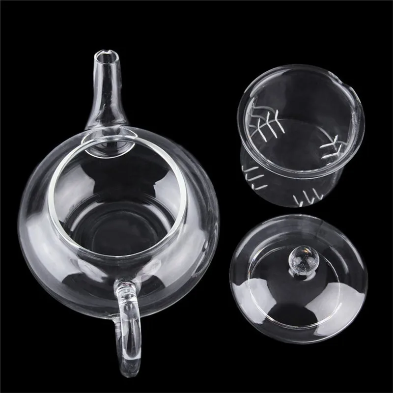 

Heat-resistant Glass Teapot High Temperature Resistant Borosilicate Double Layer Large Capacity Coffee Drinkware with Filter