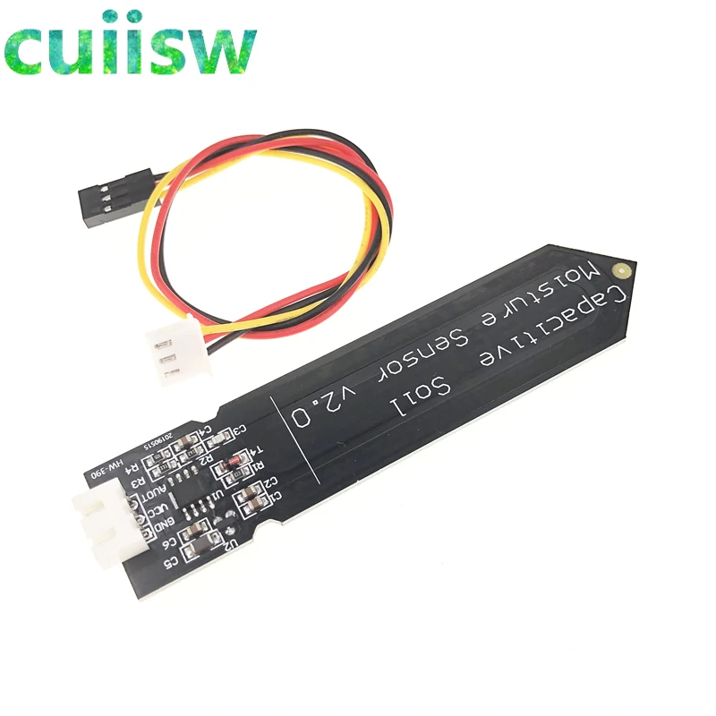 Емкостный датчик влажности почвы устойчивый к коррозии широкий провод