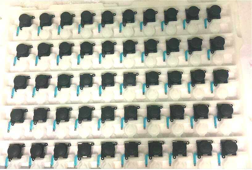 50 шт./партия, высокая копия для переключателя NAND, 3D аналоговый датчик, джойстик для NS Joy-Con контроллера, аналоговая палка с синим/зеленым шлейфом