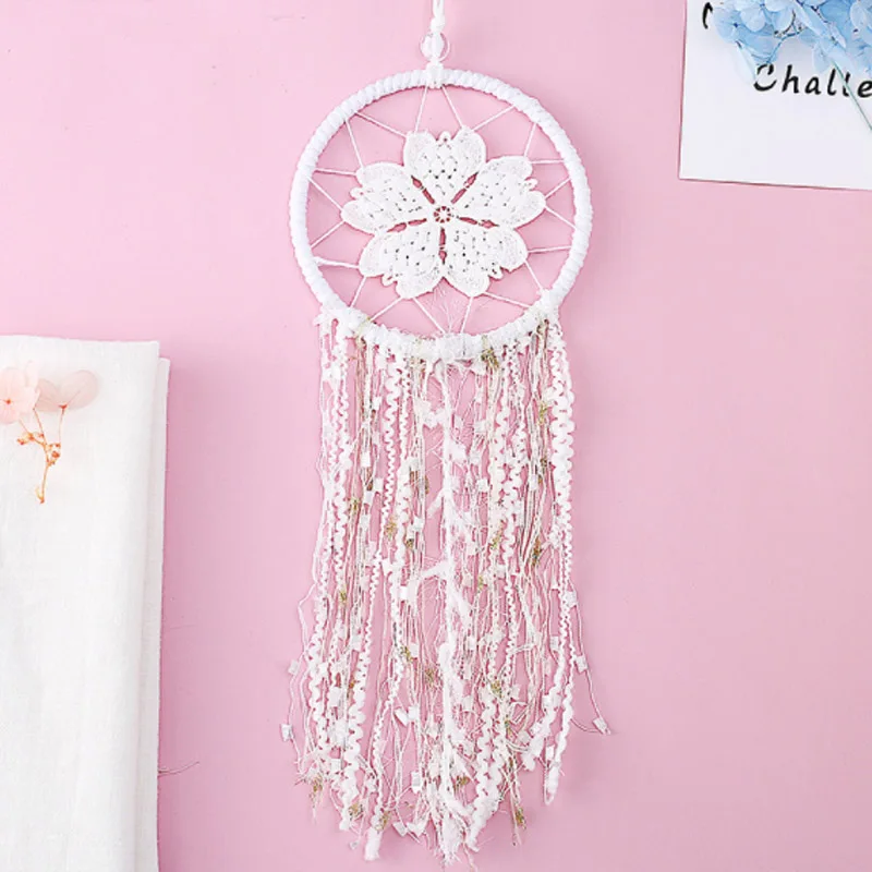 Полый цветок в скандинавском стиле Ловец снов тканые настенные подвесные