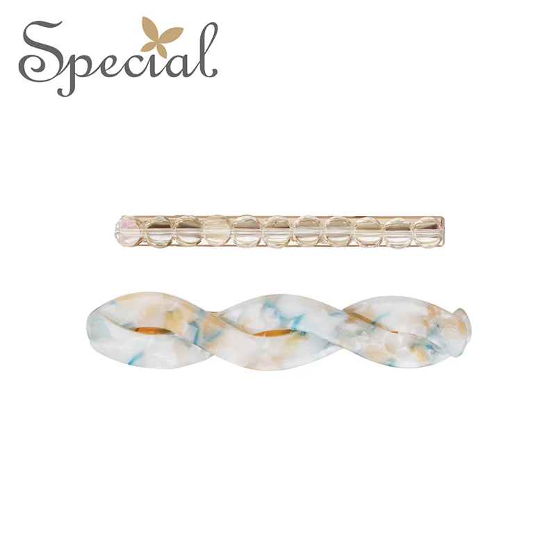 

Special temperament, high cold personality, fashionable side clip, top clip, hairpin, women's track, cloud edge, S2177H