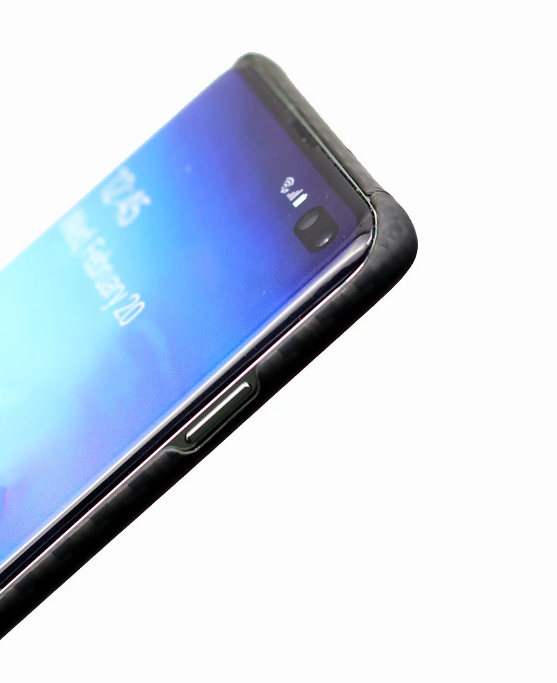 Чехол для samsung S10, роскошный тонкий жесткий чехол из настоящего матового углеродного волокна, противоударный чехол для телефона для samsung S10 Plus, чехол