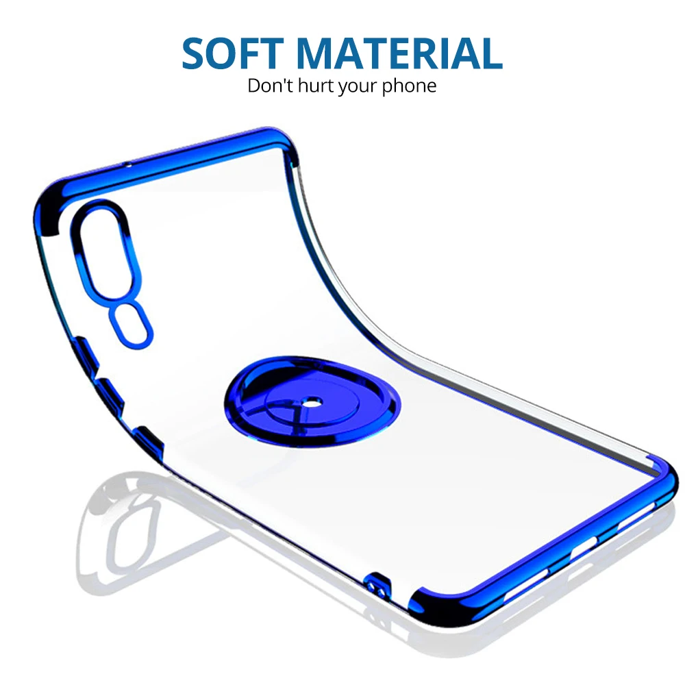 ANKNDO подставка с магнитным кольцом чехол для телефона huawei P20 P30 mate 20 петлей на палец