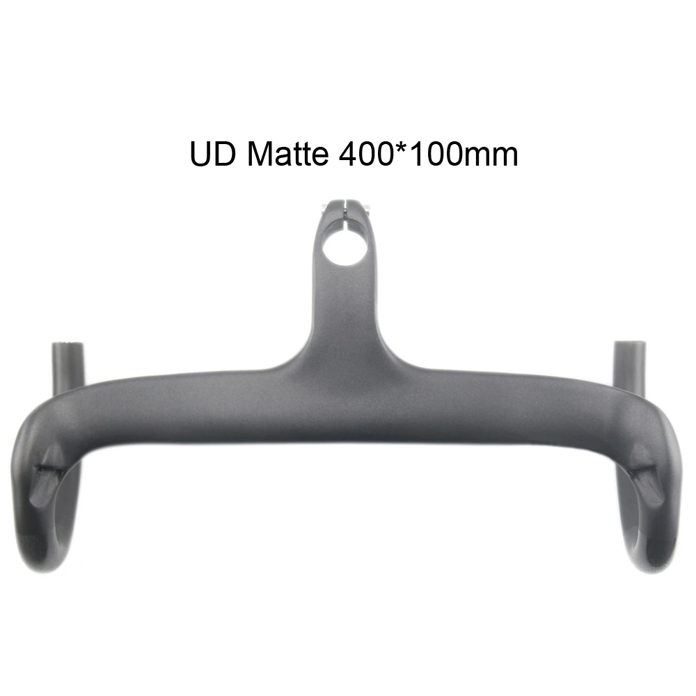 Купить Черный матовый руль UD для дорожного велосипеда, 400/420/440 мм
