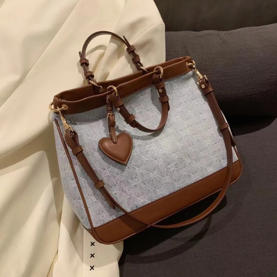 

2021 new tote bag, leather bag, female handbag, shoulder bag, female bag