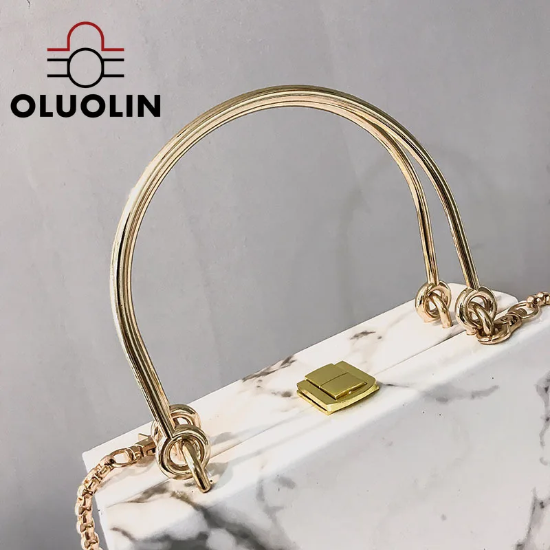 Мраморная сумка мини женская на цепочке Сумка с клапаном и замком ручная Женская