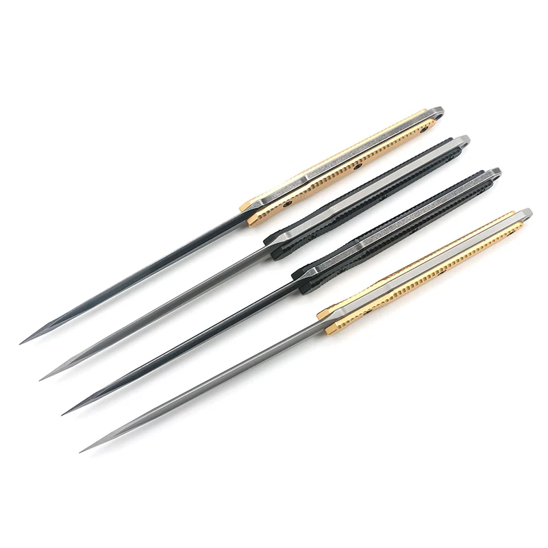 SF Новый 4 цвета зернистый чайный нож с ЧПУ Crowbar 440c vicisspmstone моющее лезвие уличный