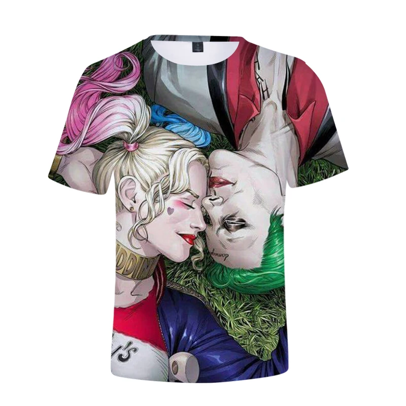 

Fashion 3d Tshirt Joker men summer new t shirt Casual mens clothing oversized Hip Pop tops Women Tshirt Unisex Streetwear Tops