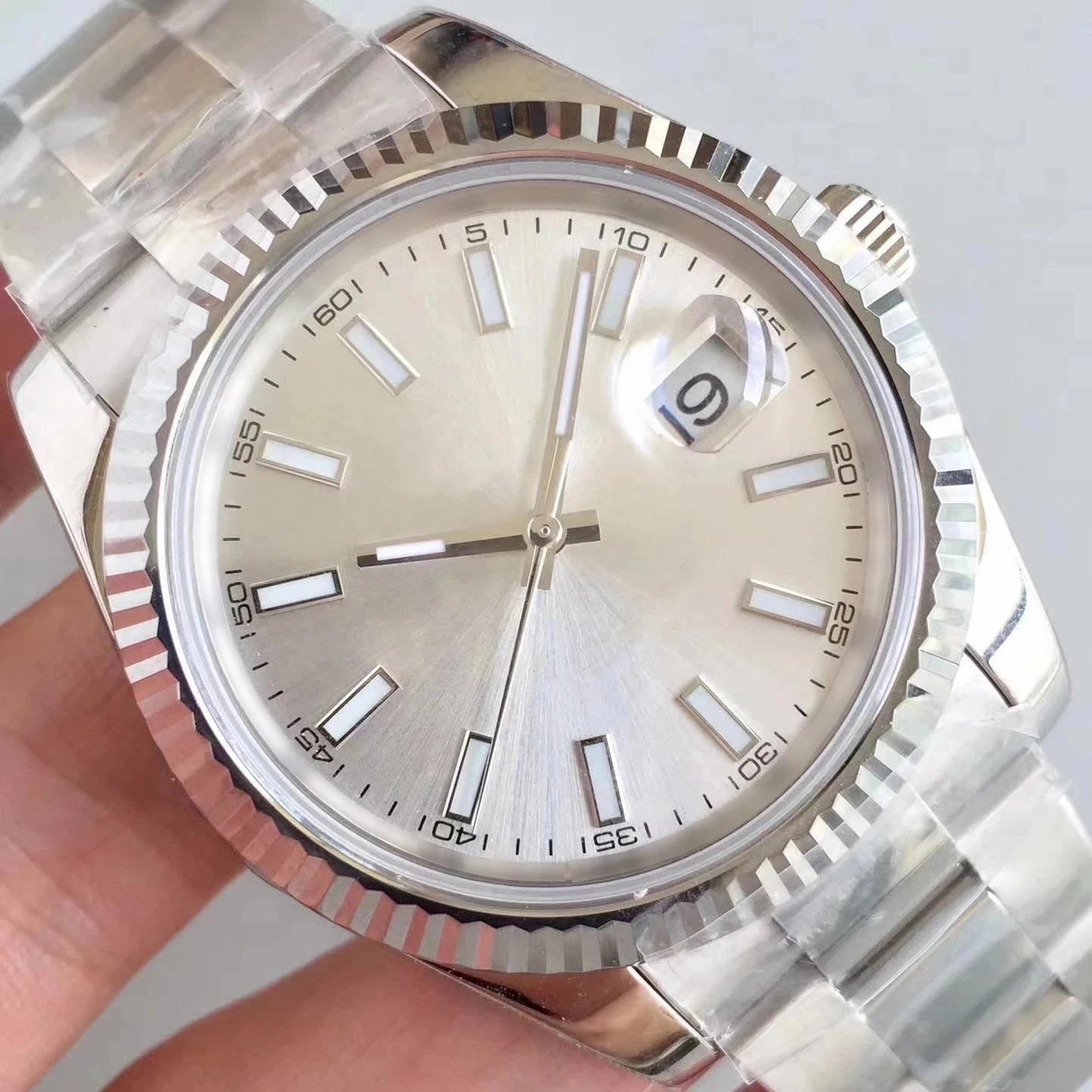 

Classic New Men Datejust Stainless Steel Automatic Mechanical Sapphire Black Blue Grey White Diamond 40mm Sport Watch