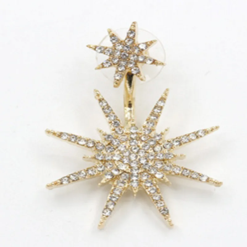 

Earrings For Women Fashionable New Earrings Diamond-studded Snowflake Earrings Guardian Accessories Six-pointed Star Earrings