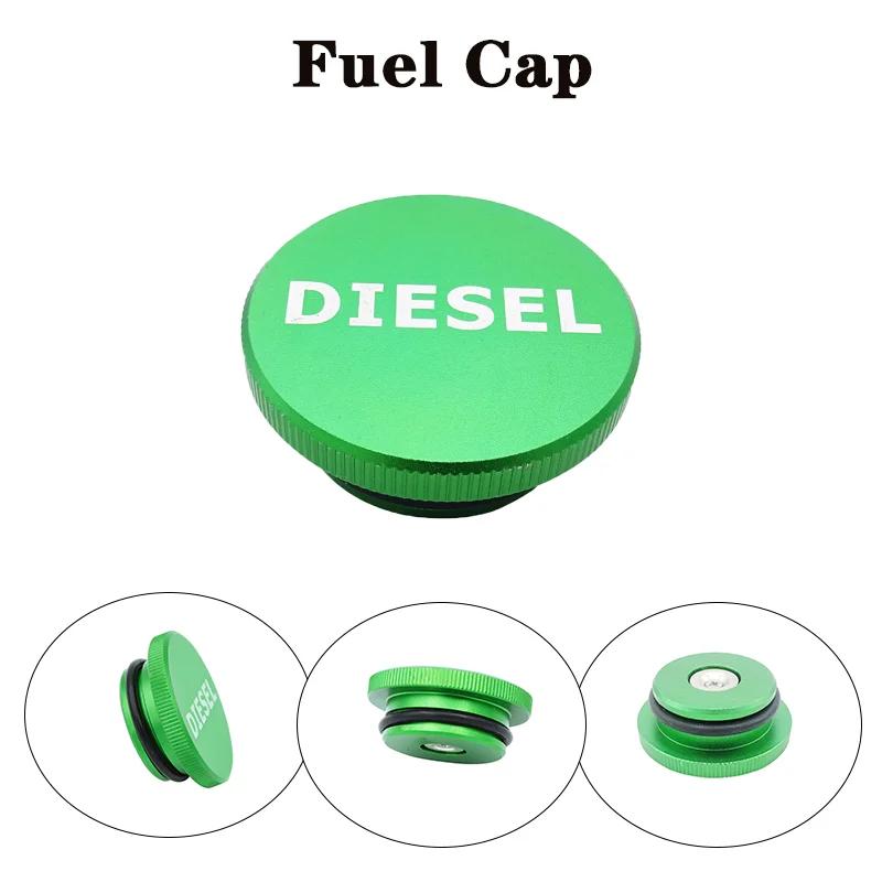 

Diesel Car Fuel Tank Cover Cap Lid 6061-T6 Aluminum Magnet Cover Mount For 2013-2018 DODGE RAM 1500 2500 3500