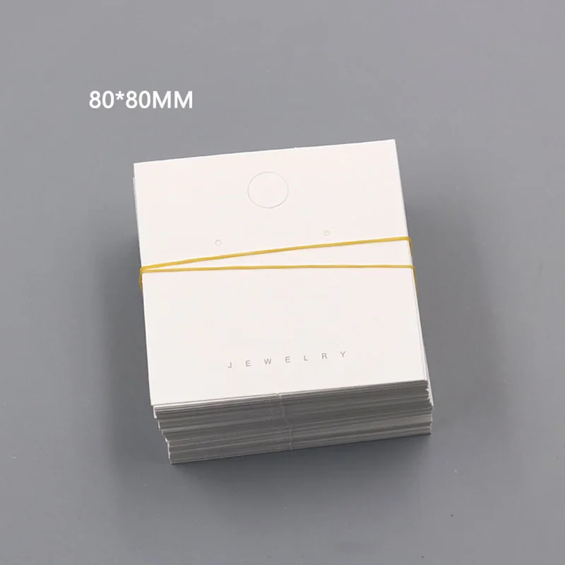 20 шт./лот серьги и ожерелья картонные витрины для упаковки сережек подвесная