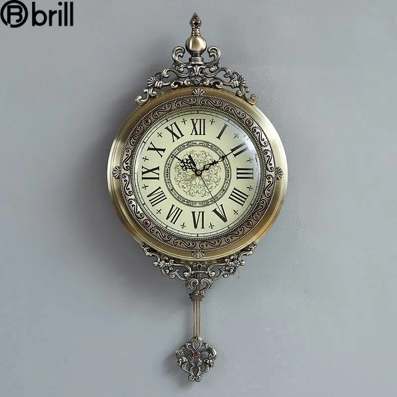 

Nordic Simple Design Style Wall Clock Art Vintage Luxury Quartz Wall Clock Creative Fashion Pendulum Clocks Wanddeko Home Decor