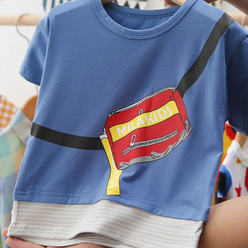 Baby Boys Girls Kids Clothes Set Sport Suit Summer Cotton Tops T-shirt Shorts 2pcs Outfits Costume Children Clothing Tracksuit |
