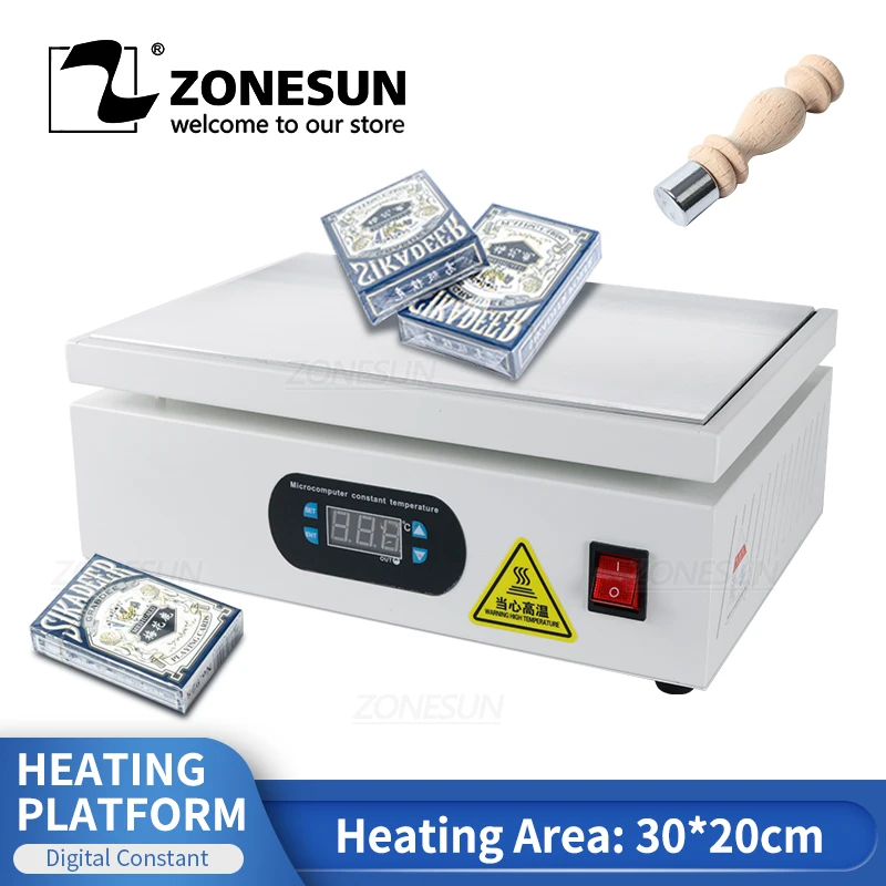 

ZONESUN Cellophane Wrapping Machine Poker Box Cigarettes Perfume Cosmetics BOPP Film PVC Sealable Film Sealing Packaging Machine