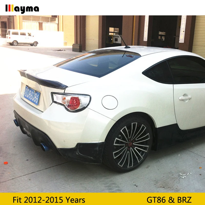 Для toyota 86 задний спойлер для багажника из углеродного волокна Subaru BRZ AD style Scion GT86 2012
