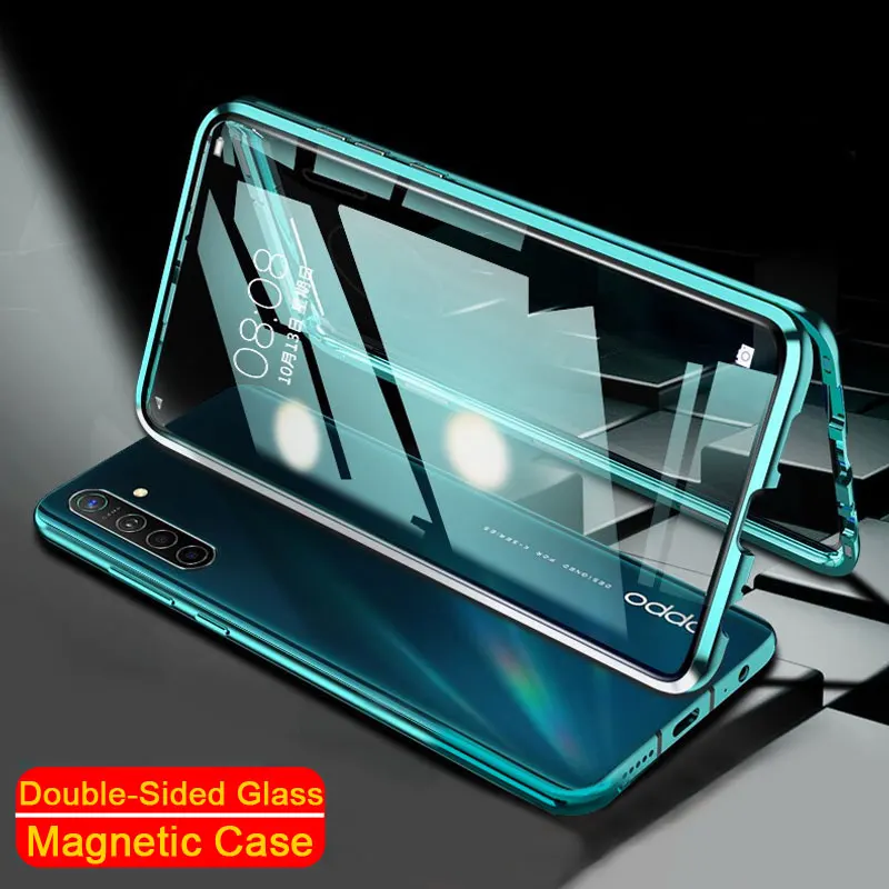 Магнитный адсорбционный чехол для Realme X3 SuperZoom 6i X50 Pro 6 5 Q двухсторонний