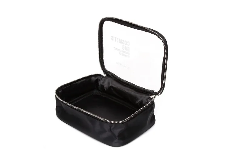 XZP Transparent Cosmetic Bag PVC Women Zipper Clear Makeup Bags Beauty Case Make Up Organizer Storage Bath Toiletry Wash Bag
