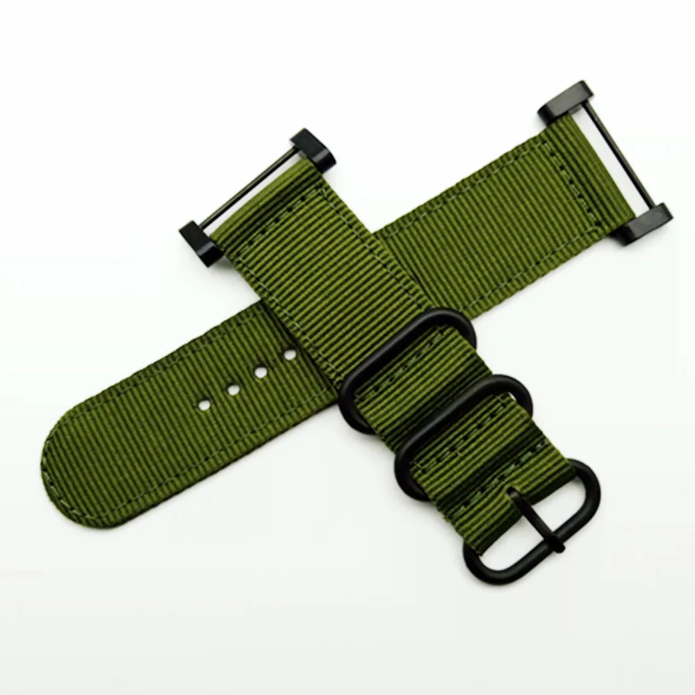 Подходит для Suunto Core For Note черный ремешок часов/нейлоновый Zulu Strap3 Ring Lugs + Адаптеры
