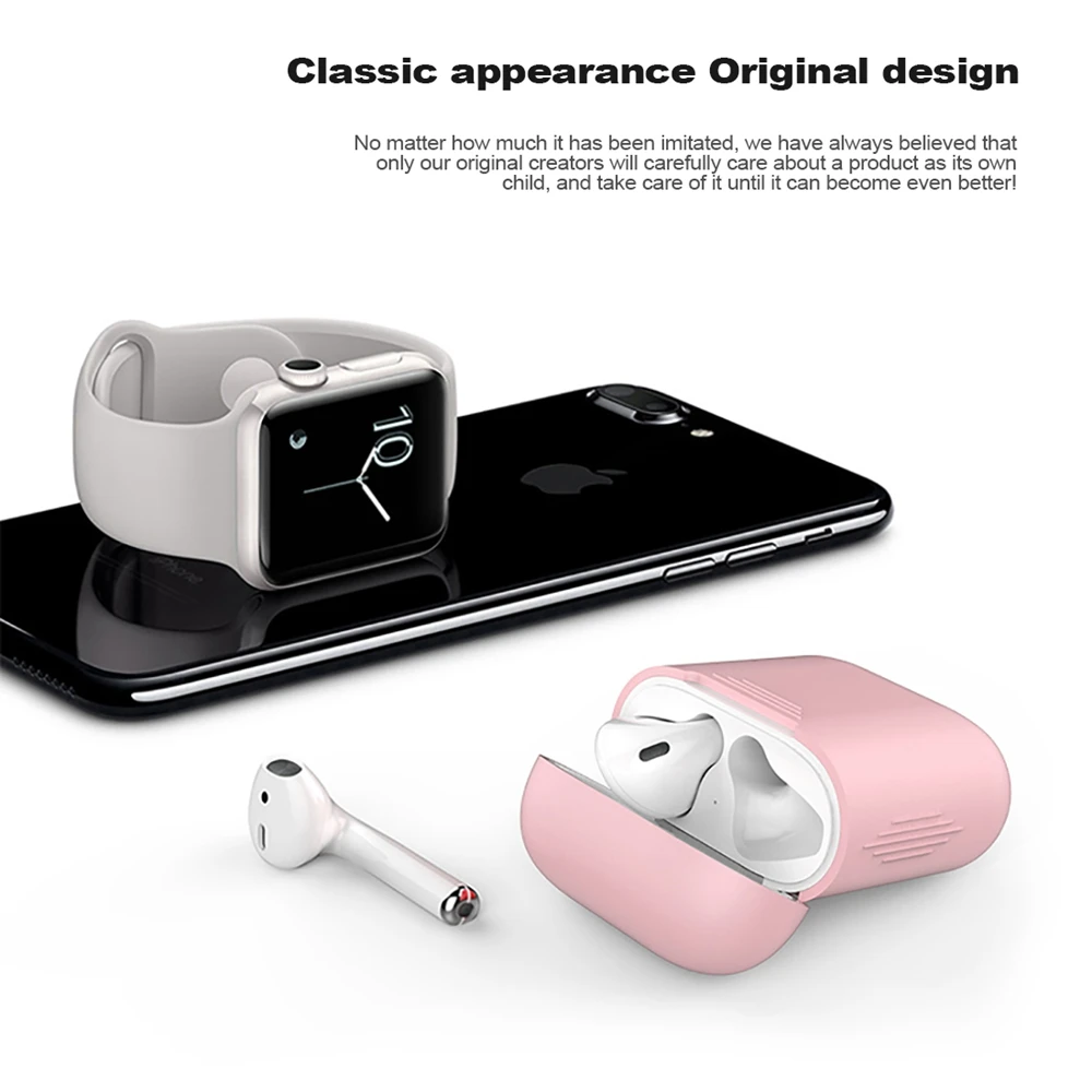 Ультратонкий Мягкий силиконовый чехол из ТПУ для Apple Airpods ударопрочный гарнитура