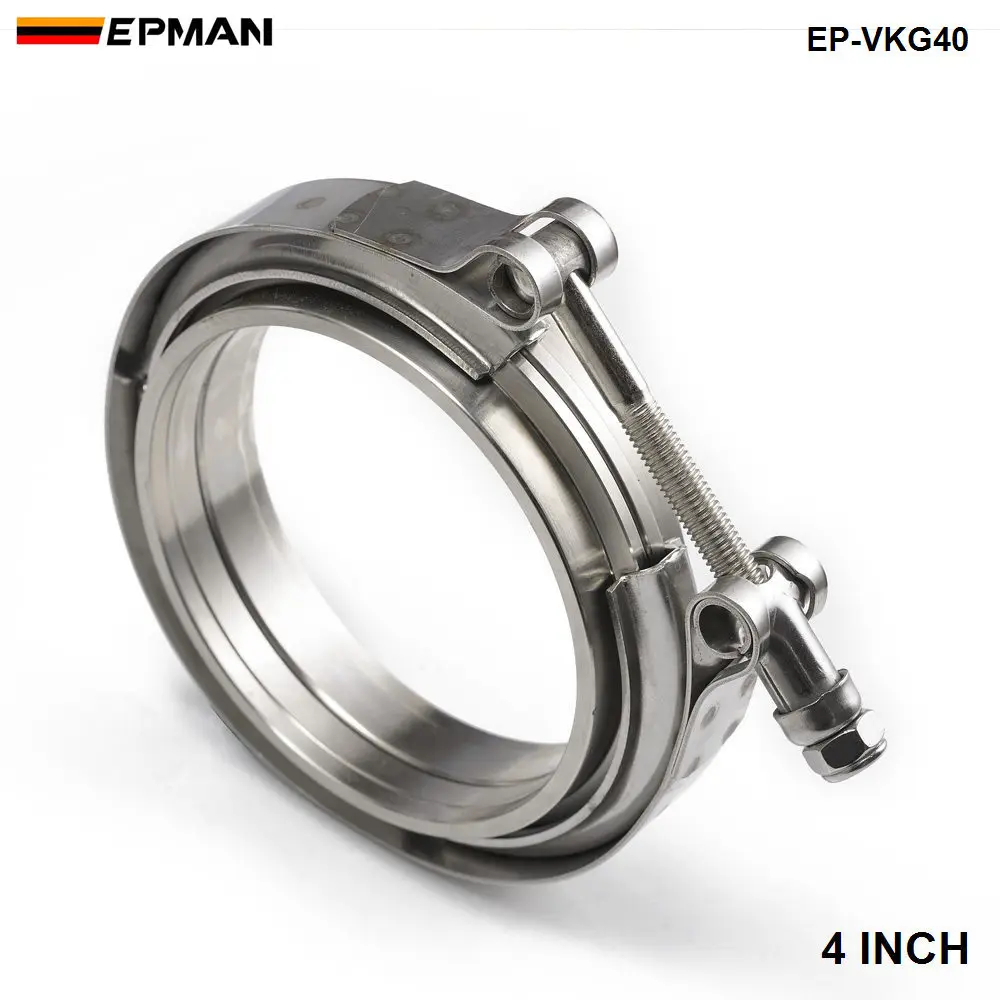 4 &quotвыхлопной Универсальный V образный зажим и фланцевый Комплект Band / EP VKG40|v