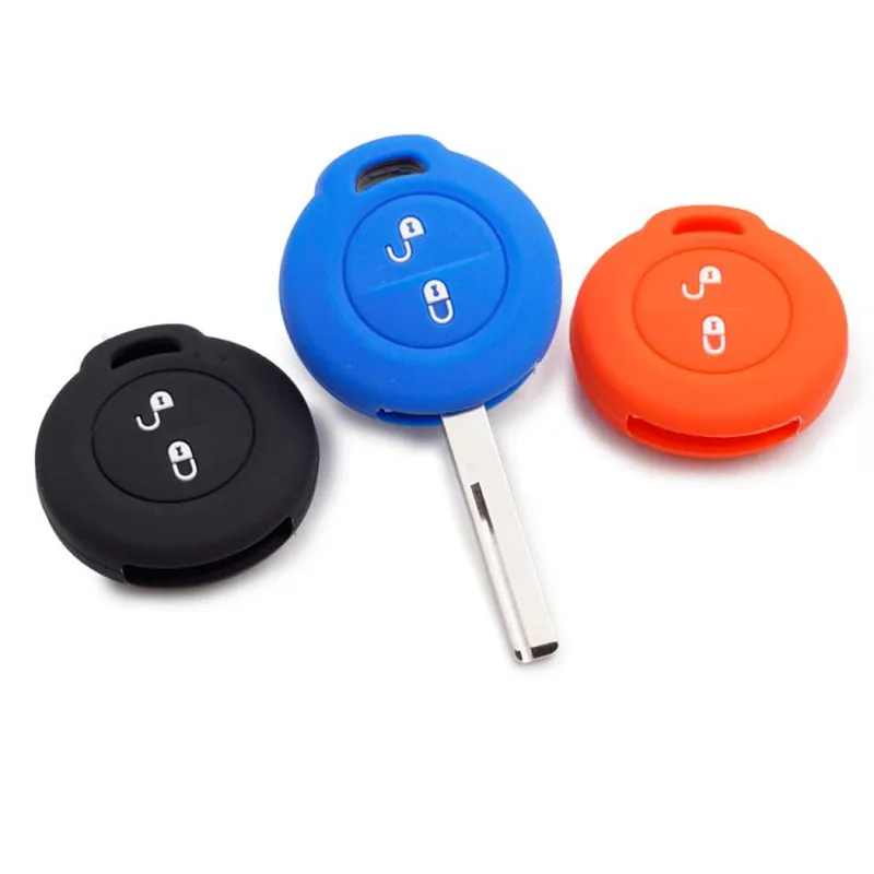 

Чехол для автомобильного ключа для Smart Forfour City Fortwo Roadster Mitsubishi Colt Warior Carisma 2 кнопки чехол для ключа дистанционного управления автомобильные ак...