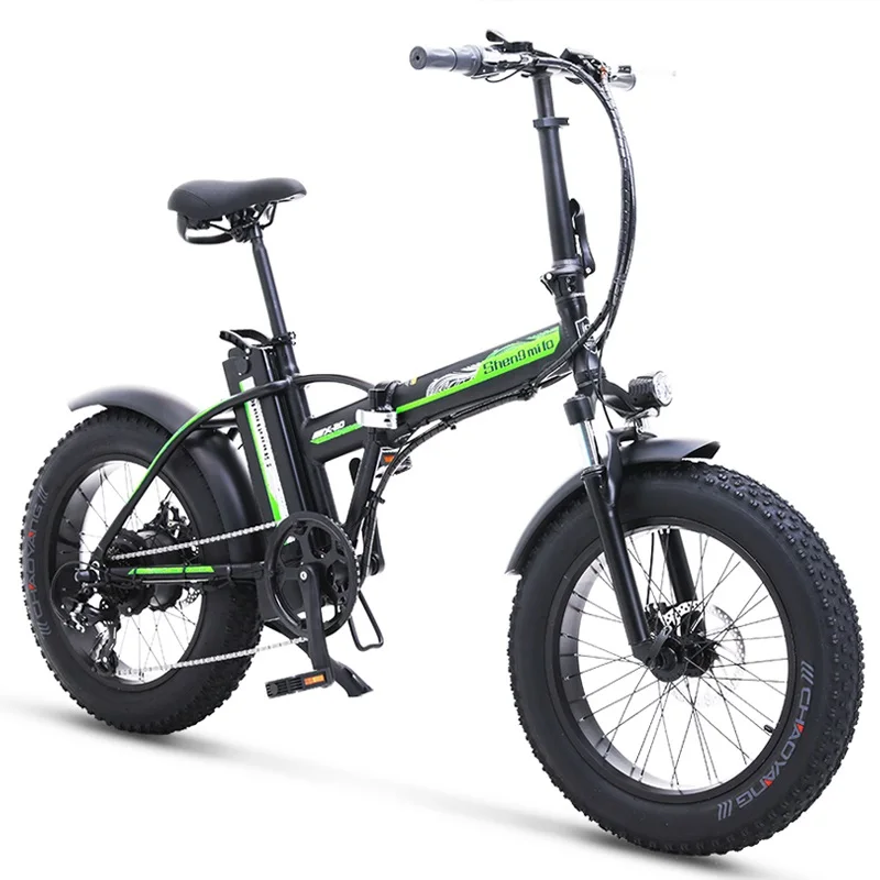 

E-Bike 500W4.0 Fat Tire Electric Bicycle Beach Cruiser Bike 48v Lithium Battery Folding Mens Women's Bike