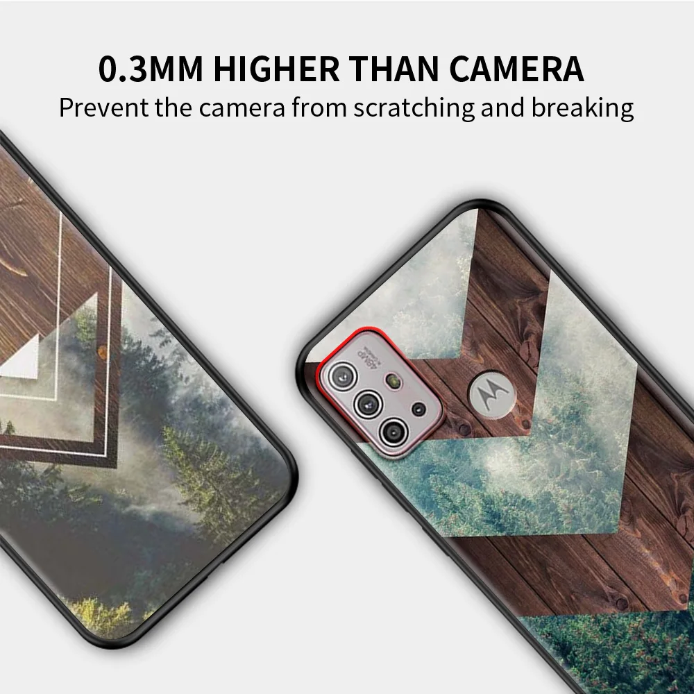 wood nature pattern for motorola one fusion case for moto g10 g9 g8 plus play power one g20 g30 g40 g50 g60 edge 20 phone shell free global shipping